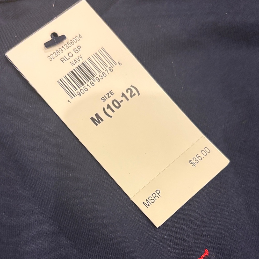 Polo by Ralph Lauren Kids navy tee, L - Picture 3 of 5
